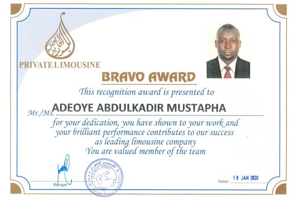 ADEOYE MUSTAPHA - DEC2019